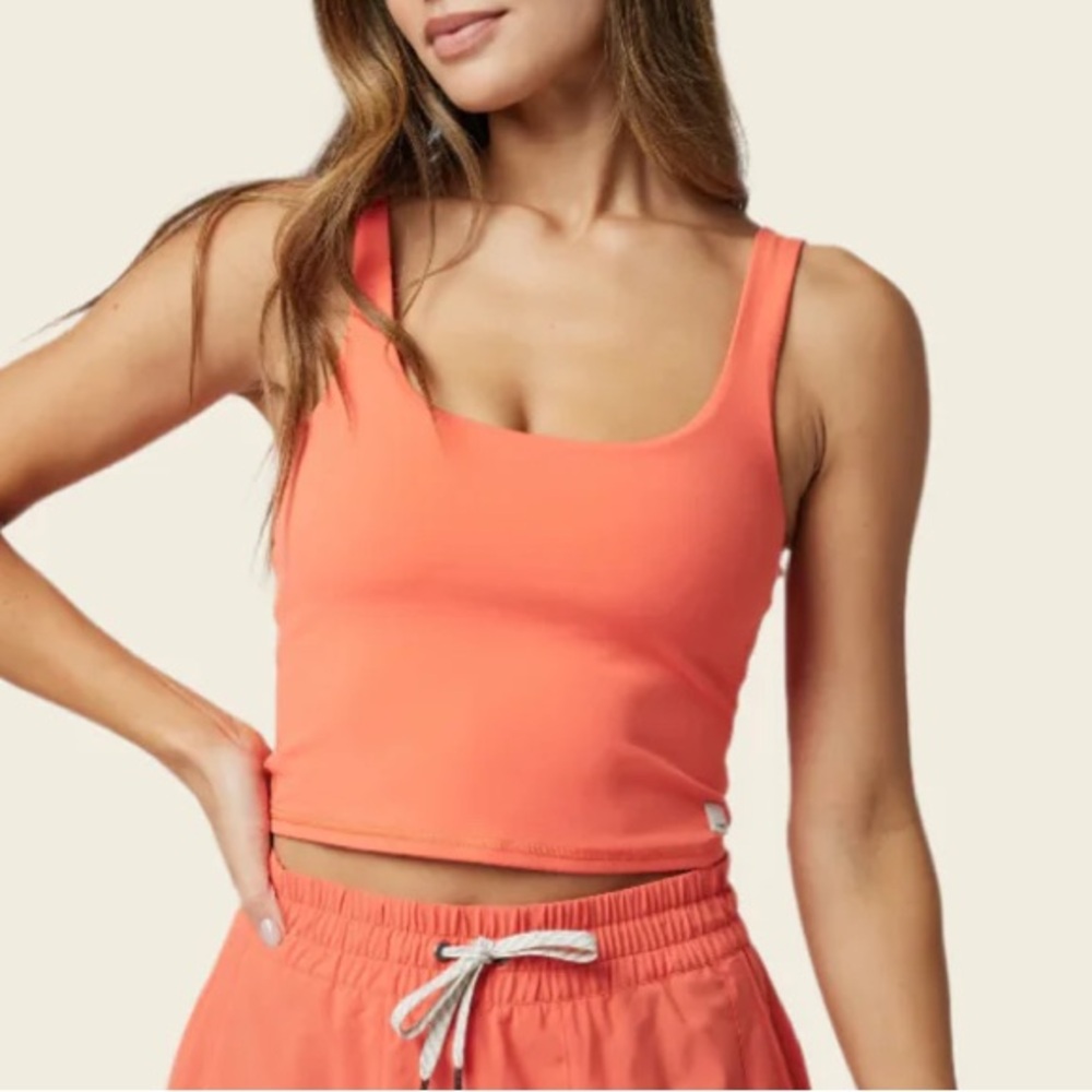 Vuori Women’s Daily Crop Tank - Pomelo